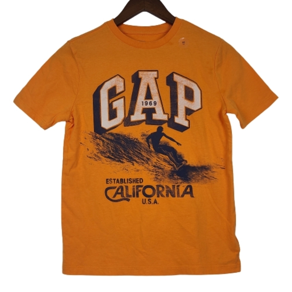 Gap Boys NWT Surf Orange Short Sleeve T Shirt Size XL 12